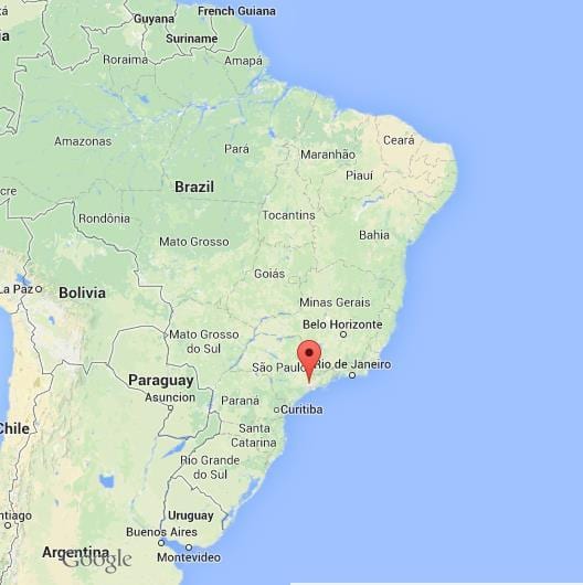 donde es Sao Paulo, ubicado en un mapa