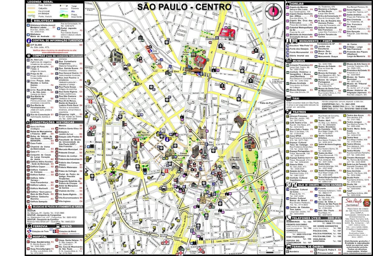 Sao Paulo mapas