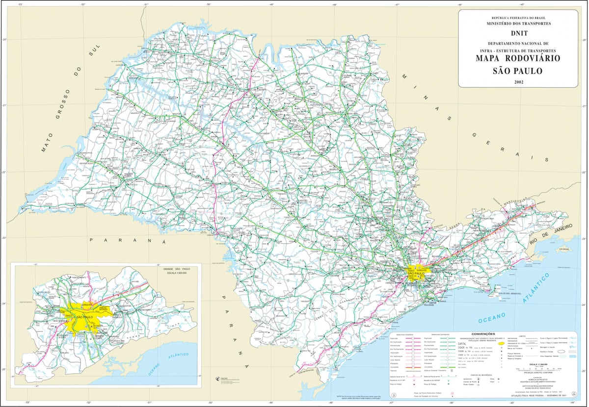 São Paulo región mapa